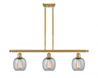 Belfast - 3 Light - 36 inch - Satin Gold - Stem hung - Island Light (3442|516-3I-SG-G104-LED)
