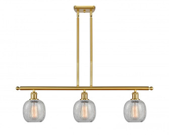 Belfast - 3 Light - 36 inch - Satin Gold - Stem hung - Island Light (3442|516-3I-SG-G105)