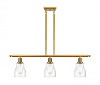 Ellery - 3 Light - 36 inch - Satin Gold - Stem hung - Island Light (3442|516-3I-SG-G394)