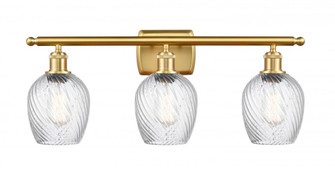 Salina - 3 Light - 26 inch - Satin Gold - Bath Vanity Light (3442|516-3W-SG-G292-LED)