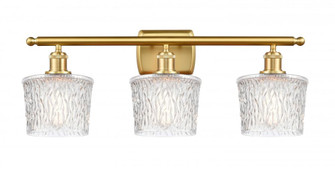 Niagara - 3 Light - 27 inch - Satin Gold - Bath Vanity Light (3442|516-3W-SG-G402-LED)