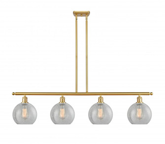 Athens - 4 Light - 48 inch - Satin Gold - Stem hung - Island Light (3442|516-4I-SG-G125)