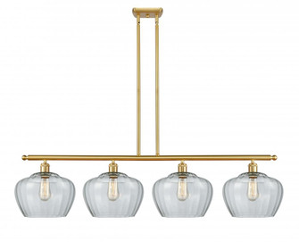 Fenton - 4 Light - 49 inch - Satin Gold - Stem hung - Island Light (3442|516-4I-SG-G92-L)