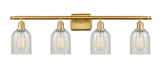 Caledonia - 4 Light - 35 inch - Satin Gold - Bath Vanity Light (3442|516-4W-SG-G2511)