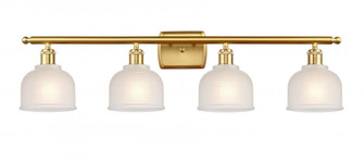 Dayton - 4 Light - 36 inch - Satin Gold - Bath Vanity Light (3442|516-4W-SG-G411-LED)