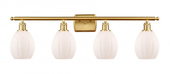 Eaton - 4 Light - 36 inch - Satin Gold - Bath Vanity Light (3442|516-4W-SG-G81)