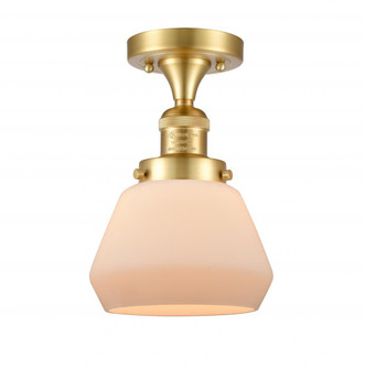 Fulton - 1 Light - 7 inch - Satin Gold - Semi-Flush Mount (3442|517-1CH-SG-G171-LED)