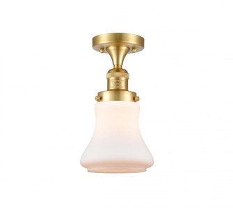 Bellmont - 1 Light - 6 inch - Satin Gold - Semi-Flush Mount (3442|517-1CH-SG-G191)