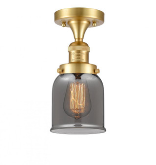 Bell - 1 Light - 5 inch - Satin Gold - Semi-Flush Mount (3442|517-1CH-SG-G53)