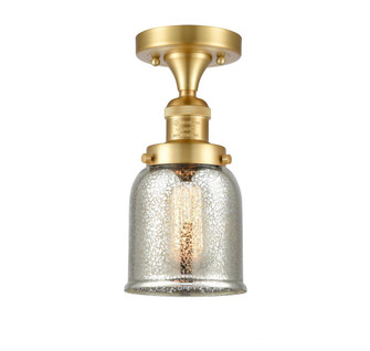 Bell - 1 Light - 5 inch - Satin Gold - Semi-Flush Mount (3442|517-1CH-SG-G58)