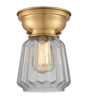 Chatham - 1 Light - 7 inch - Brushed Brass - Flush Mount (3442|623-1F-BB-G142-LED)