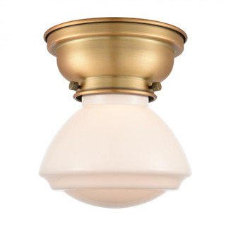 Olean - 1 Light - 7 inch - Brushed Brass - Flush Mount (3442|623-1F-BB-G321)