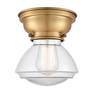 Olean - 1 Light - 7 inch - Brushed Brass - Flush Mount (3442|623-1F-BB-G322-LED)