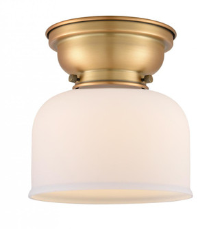 Bell - 1 Light - 8 inch - Brushed Brass - Flush Mount (3442|623-1F-BB-G71)