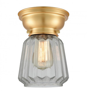 Chatham - 1 Light - 7 inch - Satin Gold - Flush Mount (3442|623-1F-SG-G142-LED)