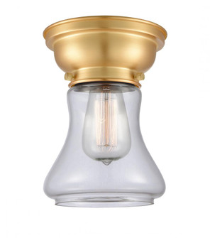 Bellmont - 1 Light - 6 inch - Satin Gold - Flush Mount (3442|623-1F-SG-G192-LED)