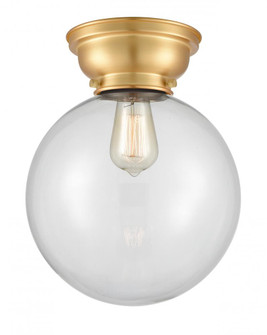 Beacon - 1 Light - 10 inch - Satin Gold - Flush Mount (3442|623-1F-SG-G202-10)