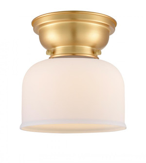 Bell - 1 Light - 8 inch - Satin Gold - Flush Mount (3442|623-1F-SG-G71)