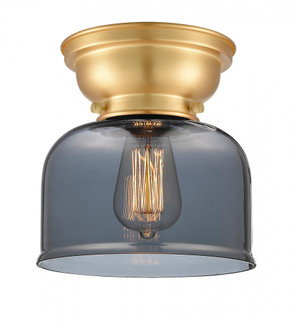 Bell - 1 Light - 8 inch - Satin Gold - Flush Mount (3442|623-1F-SG-G73)