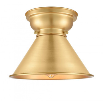Briarcliff - 1 Light - 10 inch - Satin Gold - Flush Mount (3442|623-1F-SG-M10-SG)