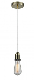 Whitney - 1 Light - 2 inch - Antique Brass - Cord hung - Mini Pendant (3442|100AB-10W-0AB)