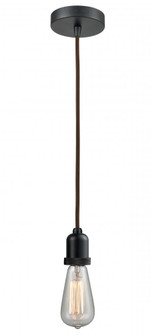 Whitney - 1 Light - 2 inch - Matte Black - Cord hung - Mini Pendant (3442|100BK-10BR-0BK)