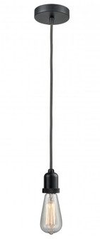 Whitney - 1 Light - 2 inch - Matte Black - Cord hung - Mini Pendant (3442|100BK-10GY-0BK)