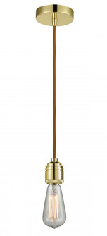 Winchester - 1 Light - 2 inch - Gold - Cord hung - Mini Pendant (3442|100GD-10CR-2GD)