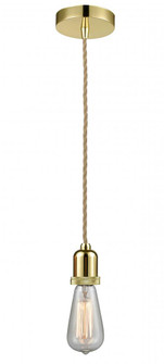 Whitney - 1 Light - 2 inch - Gold - Cord hung - Mini Pendant (3442|100GD-10RE-0GD)