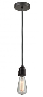 Winchester - 1 Light - 2 inch - Oil Rubbed Bronze - Cord hung - Mini Pendant (3442|100OB-10BK-2OB)