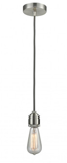 Winchester - 1 Light - 2 inch - Satin Nickel - Cord hung - Mini Pendant (3442|100SN-10GY-2SN)