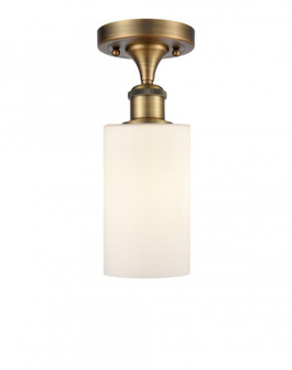 Clymer - 1 Light - 4 inch - Brushed Brass - Semi-Flush Mount (3442|516-1C-BB-G801-LED)