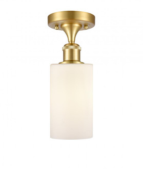 Clymer - 1 Light - 4 inch - Satin Gold - Semi-Flush Mount (3442|516-1C-SG-G801-LED)