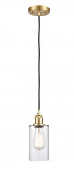 Clymer - 1 Light - 4 inch - Satin Gold - Cord hung - Mini Pendant (3442|516-1P-SG-G802)