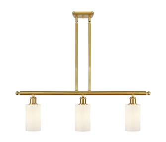 Clymer - 3 Light - 36 inch - Satin Gold - Stem hung - Island Light (3442|516-3I-SG-G801)