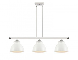 Adirondack - 3 Light - 36 inch - White Polished Chrome - Stem hung - Island Light (3442|516-3I-WPC-M14-W)