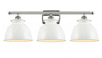 Adirondack - 3 Light - 28 inch - Polished Nickel - Bath Vanity Light (3442|516-3W-PN-M14-W)