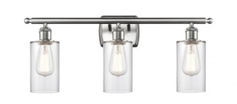 Clymer - 3 Light - 24 inch - Brushed Satin Nickel - Bath Vanity Light (3442|516-3W-SN-G802-LED)