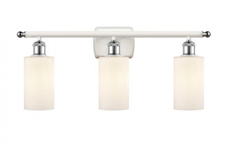 Clymer - 3 Light - 24 inch - White Polished Chrome - Bath Vanity Light (3442|516-3W-WPC-G801-LED)