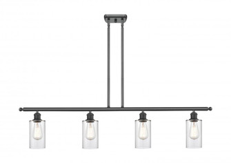 Clymer - 4 Light - 48 inch - Matte Black - Stem hung - Island Light (3442|516-4I-BK-G802)