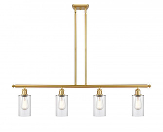 Clymer - 4 Light - 48 inch - Satin Gold - Stem hung - Island Light (3442|516-4I-SG-G802-LED)