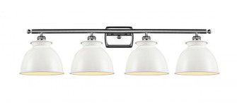Adirondack - 4 Light - 38 inch - Polished Chrome - Bath Vanity Light (3442|516-4W-PC-M14-W)