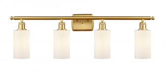 Clymer - 4 Light - 34 inch - Satin Gold - Bath Vanity Light (3442|516-4W-SG-G801-LED)