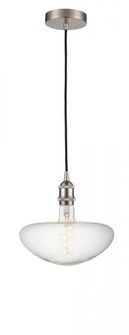 Edison - 1 Light - 9 inch - Brushed Satin Nickel - Cord hung - Mini Pendant (3442|616-1P-SN-BB250LED)