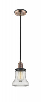 Bellmont - 1 Light - 6 inch - Antique Copper - Cord hung - Mini Pendant (3442|201CBP-ACBK-G192)