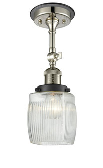 Colton - 1 Light - 6 inch - Polished Nickel - Semi-Flush Mount (3442|201FBP-PNBK-G302)