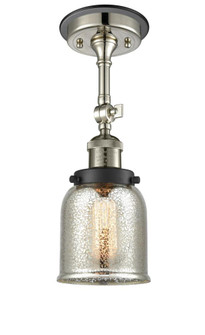 Bell - 1 Light - 5 inch - Polished Nickel - Semi-Flush Mount (3442|201FBP-PNBK-G58)