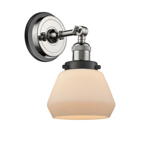 Fulton - 1 Light - 7 inch - Polished Nickel - Sconce (3442|203BP-PNBK-G171)