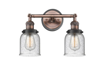 Bell - 2 Light - 16 inch - Antique Copper - Adjustable Bath Vanity Light (3442|208BP-ACBK-G54)