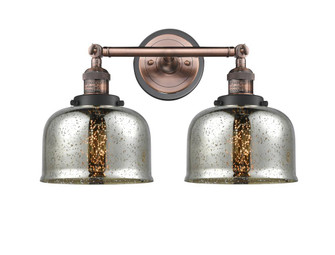 Bell - 2 Light - 18 inch - Antique Copper - Adjustable Bath Vanity Light (3442|208BP-ACBK-G78)